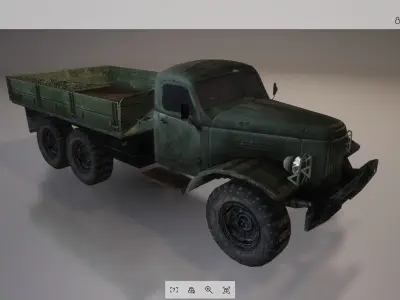 Vehicle - Truck 11 Low-poly 3D model