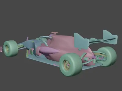 Formula 1 Inspired Car 3D model
