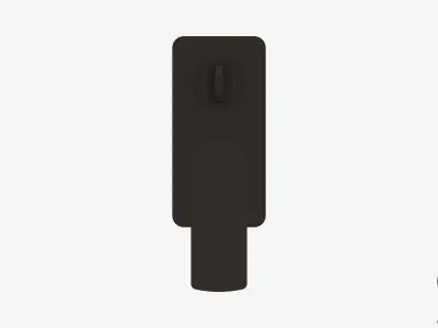 Wall Mixer Tap - Luxury - Mako - Diverter Low-poly 3D model