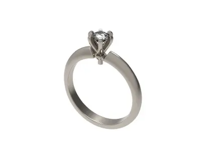 Soliter Engagement ring N - 2 Free 3D print model