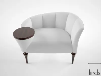 Linds Furniture Allan Occasional Chair 3D model