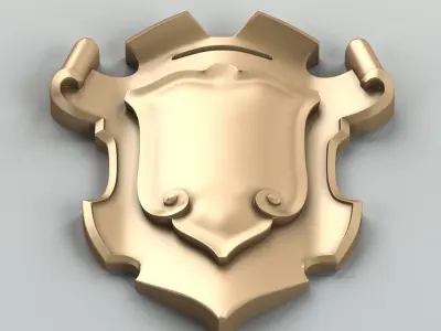 Cartouche 001 3D model