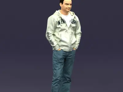 Rupled man 0414 3D Print ready 3D print model