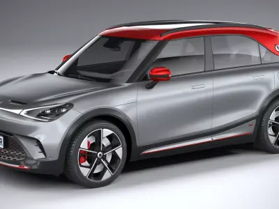 Smart 1 Brabus 2023 3D model