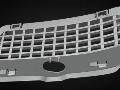 Front bumper part for volkswagen vento 1996 3D print model