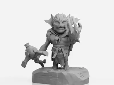 Lion Chibi - DOTA 2 - 3D Print Collection 3D print model