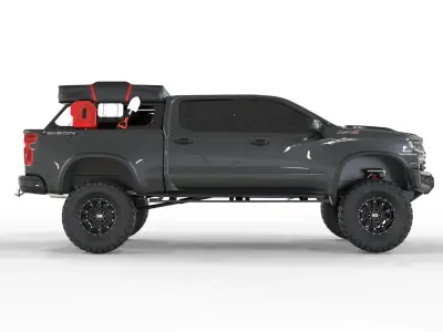Chevrolet Silverado ZR2 BISON 2024 3D model