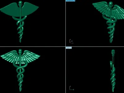 medical icon 3D model