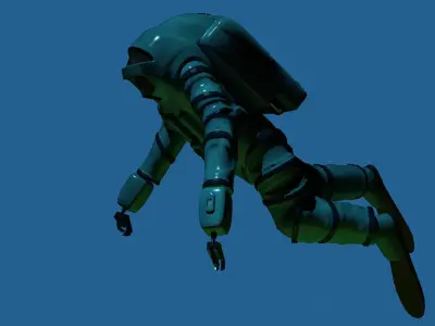 Nuytco sport exosuit Low-poly 3D model