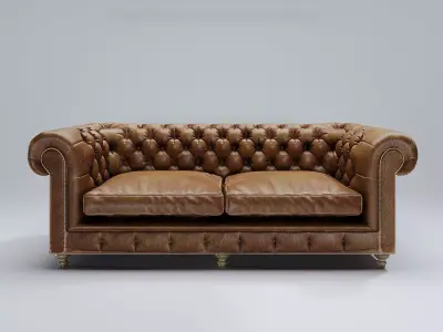 Sofa Oxford hight-poly 3D model