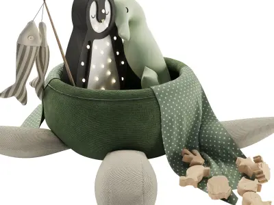 Kids Room Decoration 010 3D model