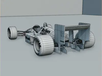 F1 Car Mclaren MP4 3D model