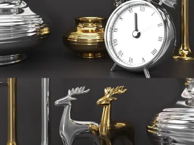 Provence decor set Paris 3D model