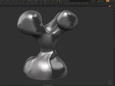 Modern Abstract Decorative sculpture 3d print model 49 3D print model