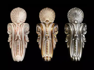 Classic carved 071 3D model