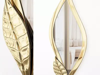 Cool mirrors low poly 3d model Low-poly 3D model