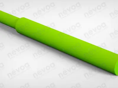 IEC Appliance Outlet J - 4797-5 - Light Pipe Position B and C 3D model