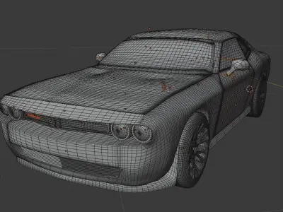 Dodge challenger 3D model