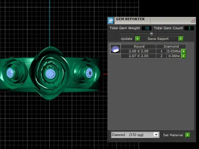 LUXURY RING 3D PRINTABLE MODEL  3D print model