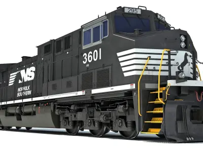 Norfolk Southern Locomotive 3D model