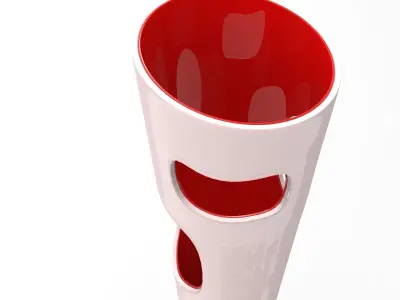 Ceci nest pas un Vase Low-poly 3D model