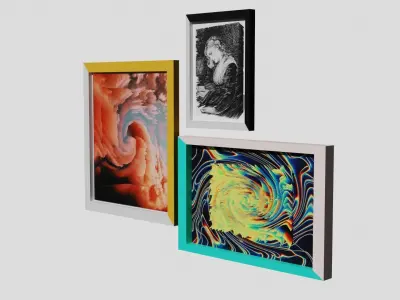 Photo frame 3D print model