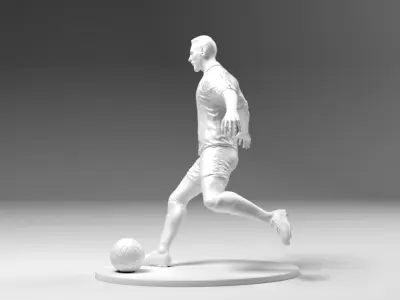 Footballer 03 Footstrike 07 Stl 3D print model