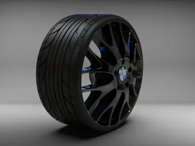 car wheel 3D model