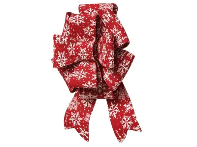 Christmas Bow Ribbon 42 Low-poly 3D model
