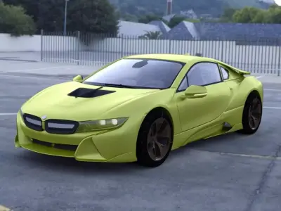 Beaner Sports Car for obj and fbx 3D model