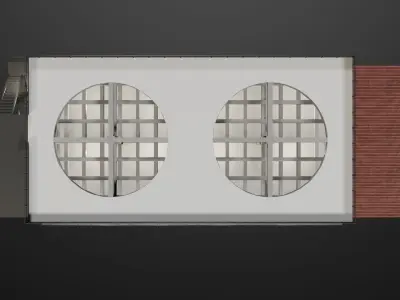 Industrial Building 004 3D model