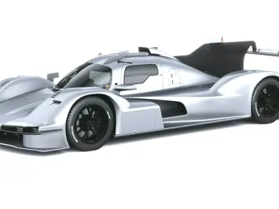 Porsche 963 RSP 2026 LowPoly Low-poly 3D model