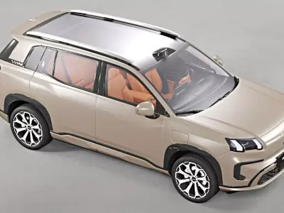 GAC Aion V 2025 with Interior 3D model