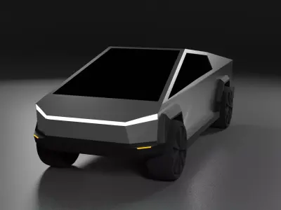 Tesla Cybertruck 3D model 4