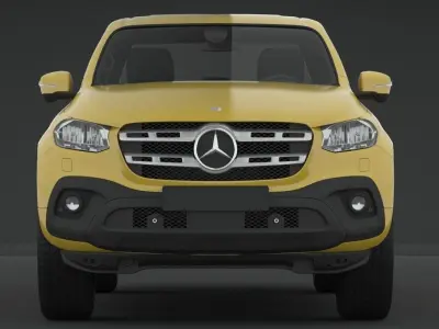 Mercedes Benz X Class Progressive 2018 3D model