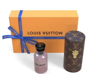 Louis Vuitton LV Travel Spell On You Parfum set Low-poly 3D model