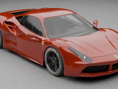 Ferrari 488 GTB 3D model