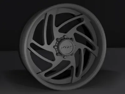 JTX Forged Turbo Wheel printable 3D print model