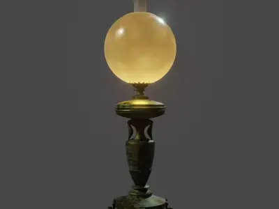 Ornamental old Lamp 3D model