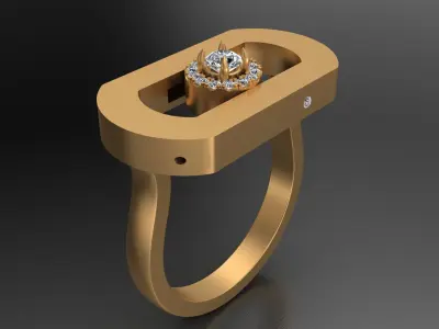 Messika So Move Ring Brand 3D Printable  3D print model