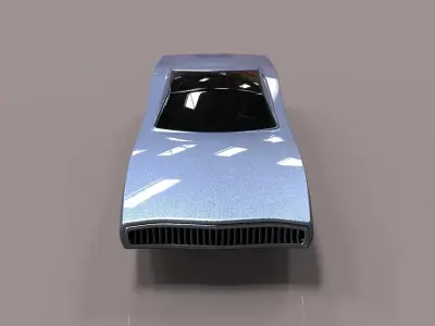 Flying Dodge Charger 3D model
