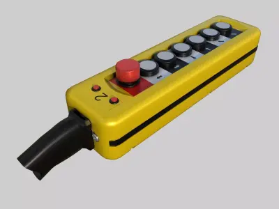 Pendant Control - Remote Control Low-poly 3D model