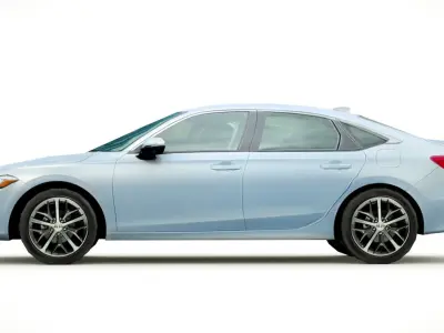 Honda Civic sedan 2023 Low-poly 3D model