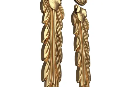 Corbel Carved 013 Low-poly 3D model
