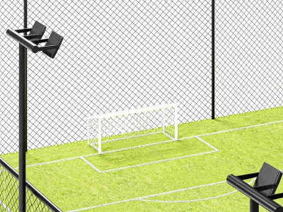 Football field 3D model