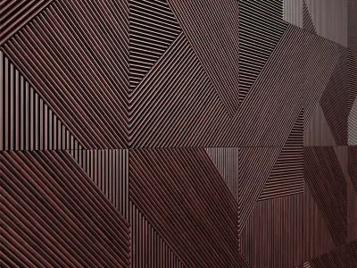 Emmemobili STRIPES BOISERIE panels 3D model