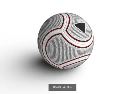 Soccer Ball  Collection 01 3D Model Pack