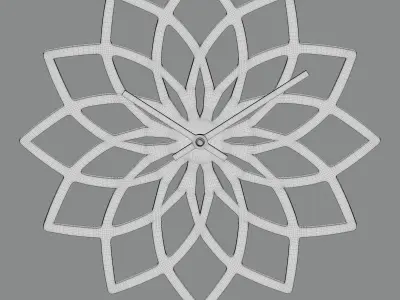  Geometric clock  3D model