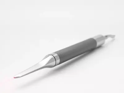 Sleek Dental Tool Model Pack for Professional Visualization Low-poly 3D model