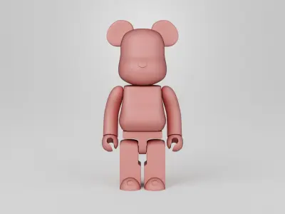 Bearbrick 700mm Move 3D print model